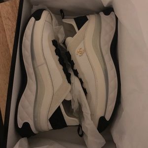 Brand New Chanel Suede Calfskin Women Sneakers